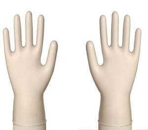 Guantes de examen de vinilo transparente